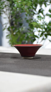 Peach Blossom Spiral Porcelain Cup